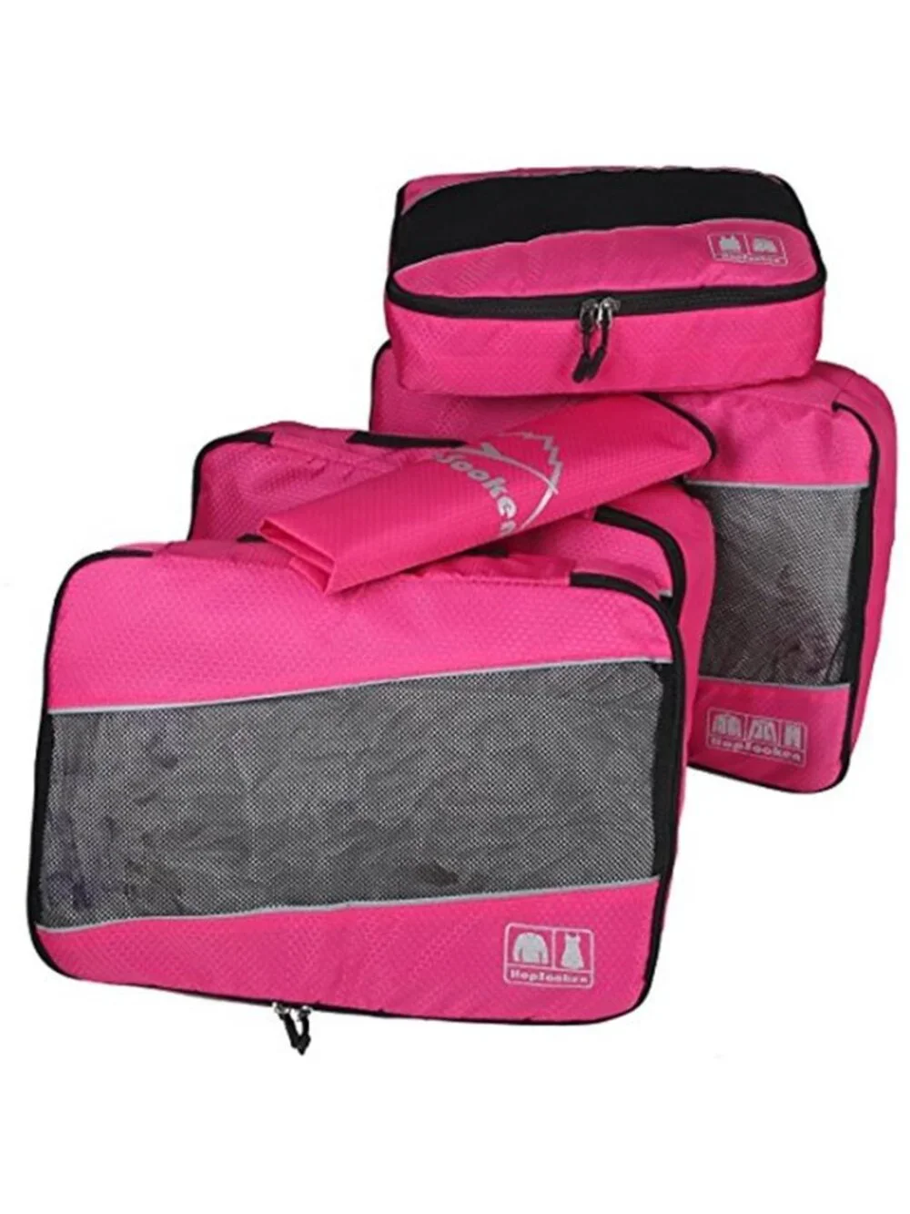 Travel Packing Cubes Set Luggage Organizer Bags Mesh Storage Cubes Laundry Bag